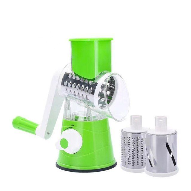 Multi-Functional Tabletop Drum Grater I Manual Vegetable Cutter Slicer & Grater | Chopper